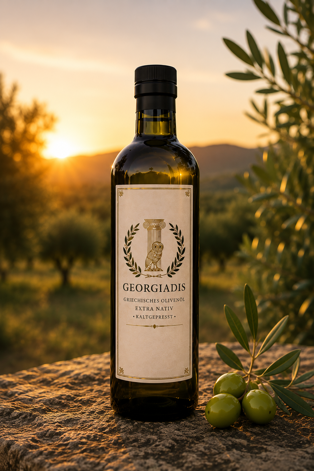 🫒 GEORGIADIS – Griechisches Olivenöl Extra Nativ (750 ml)